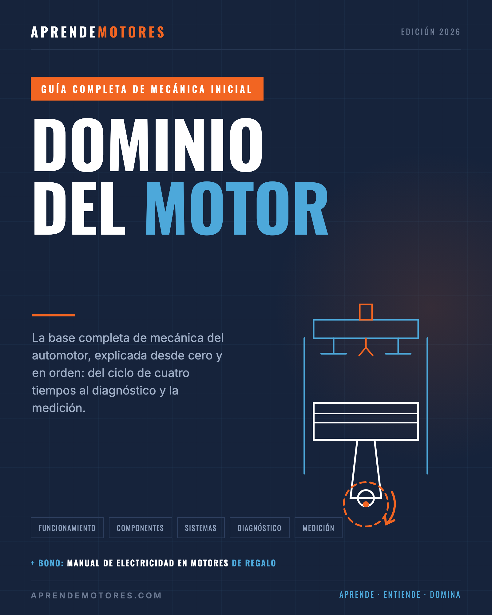 Dominio del Motor — Guía completa de mecánica inicial + Manual de Electricidad GRATIS